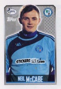 Cromo Neil McCabe - Scottish Professional Football League 2013-2014 - Topps