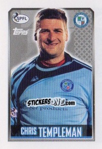 Cromo Chris Templeman - Scottish Professional Football League 2013-2014 - Topps