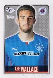 Sticker Lee Wallace - Scottish Professional Football League 2013-2014 - Topps
