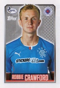 Figurina Robbie Crawford - Scottish Professional Football League 2013-2014 n. 433 - Topps