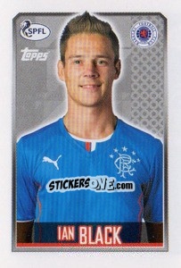 Sticker Ian Black - Scottish Professional Football League 2013-2014 - Topps