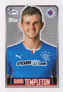 Sticker David Templeton - Scottish Professional Football League 2013-2014 - Topps