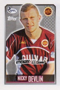 Sticker Nicky Devlin - Scottish Professional Football League 2013-2014 - Topps