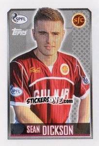 Sticker Sean Dickson - Scottish Professional Football League 2013-2014 - Topps