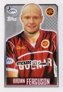 Sticker Brown Ferguson - Scottish Professional Football League 2013-2014 - Topps