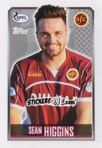 Sticker Sean Higgins - Scottish Professional Football League 2013-2014 - Topps