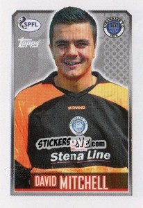 Cromo David Mitchell - Scottish Professional Football League 2013-2014 - Topps