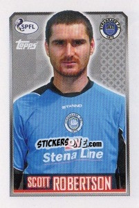 Cromo Scott Robertson - Scottish Professional Football League 2013-2014 - Topps