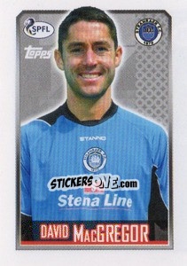 Sticker David MacGregor - Scottish Professional Football League 2013-2014 - Topps