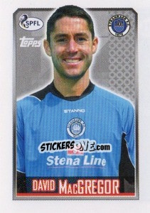 Figurina David MacGregor - Scottish Professional Football League 2013-2014 n. 459 - Topps