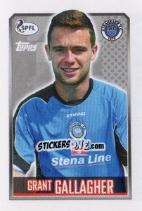 Sticker Grant Gallagher - Scottish Professional Football League 2013-2014 - Topps