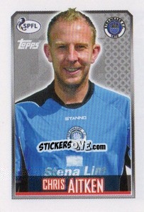 Sticker Chris Aitken - Scottish Professional Football League 2013-2014 - Topps