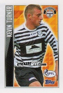 Figurina Kevin Turner - East Stirling (Star Player) - Scottish Professional Football League 2013-2014 n. 481 - Topps