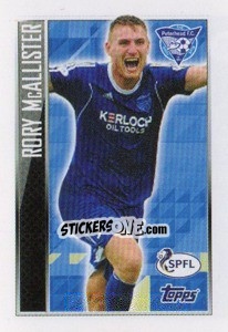 Figurina Rory Mcallister (Star Player) - Scottish Professional Football League 2013-2014 n. 484 - Topps