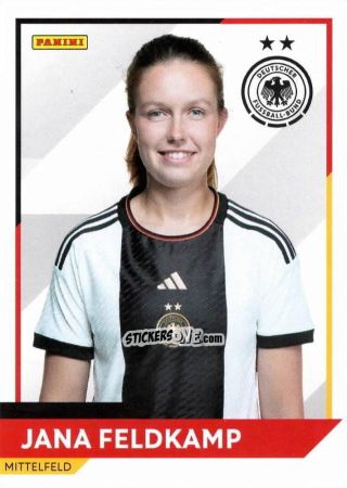 Cromo Jana Feldkamp - DFB-Frauen 2023
 n. 8 - Panini