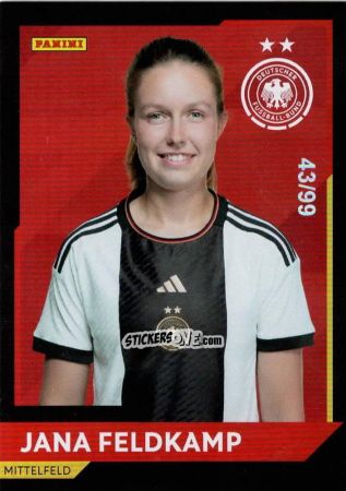 Sticker Jana Feldkamp - DFB-Frauen 2023
 n. 8r - Panini