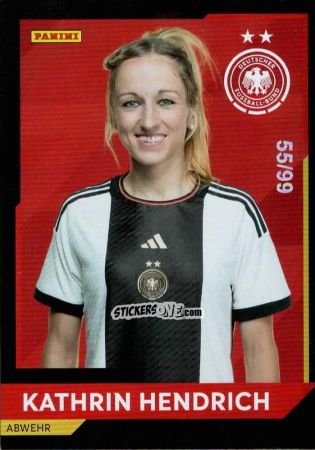 Sticker Kathrin Hendrich - DFB-Frauen 2023
 n. 13r - Panini