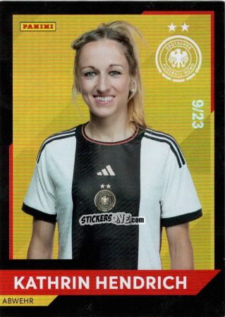 Sticker Kathrin Hendrich - DFB-Frauen 2023
 n. 13g - Panini