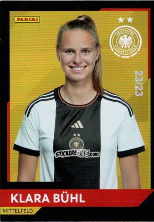 Sticker Klara Bühl - DFB-Frauen 2023
 n. 4g - Panini