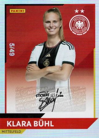 Sticker Klara Bühl - DFB-Frauen 2023
 n. AU3r - Panini