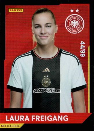 Sticker Laura Freigang - DFB-Frauen 2023
 n. 9r - Panini