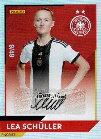 Cromo Lea Schüller - DFB-Frauen 2023
 n. AU12r - Panini