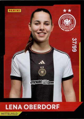 Sticker Lena Oberdorf - DFB-Frauen 2023
 n. 23r - Panini