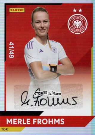 Sticker Merle Frohms - DFB-Frauen 2023
 n. AU7r - Panini