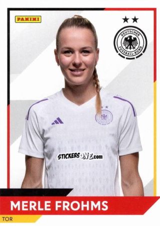 Cromo Merle Frohms - DFB-Frauen 2023
 n. 10 - Panini