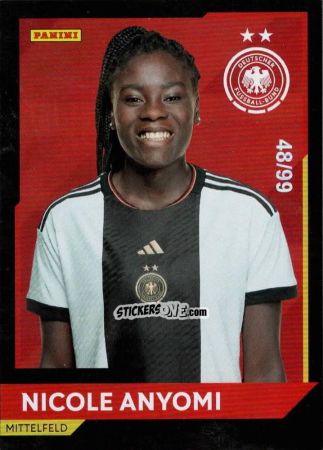 Sticker Nicole Anyomi - DFB-Frauen 2023
 n. 1r - Panini