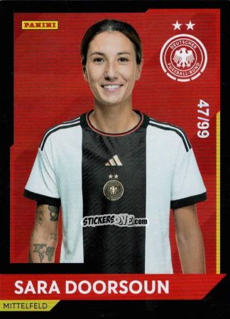 Cromo Sara Doorsoun - DFB-Frauen 2023
 n. 7r - Panini