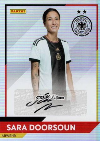 Cromo Sara Doorsoun - DFB-Frauen 2023
 n. AU5 - Panini