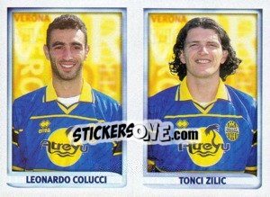 Sticker Colucci / Zilic  - Calcio 1998-1999 - Merlin