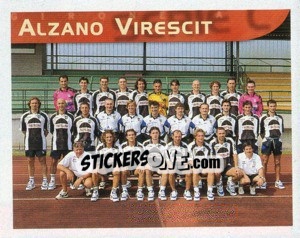 Figurina Squadra Alzano Virescit - Calcio 1998-1999 - Merlin