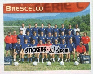 Figurina Squadra Brescello - Calcio 1998-1999 - Merlin