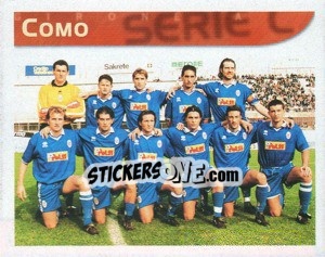 Figurina Squadra Como - Calcio 1998-1999 - Merlin