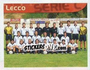 Figurina Squadra Lecco - Calcio 1998-1999 - Merlin