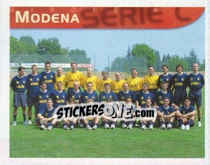 Figurina Squadra Modena - Calcio 1998-1999 - Merlin