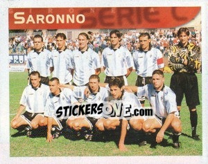 Figurina Squadra Saronno - Calcio 1998-1999 - Merlin