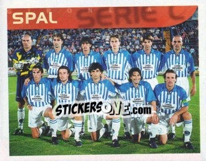 Sticker Squadra SPAL - Calcio 1998-1999 - Merlin