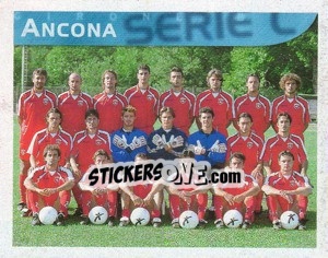 Figurina Squadra Ancona - Calcio 1998-1999 - Merlin