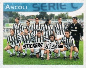 Figurina Squadra Ascoli - Calcio 1998-1999 - Merlin