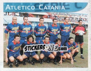 Sticker Squadra Atletico Catania - Calcio 1998-1999 - Merlin