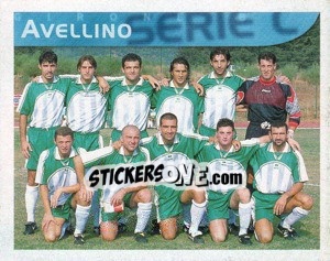 Figurina Squadra Avellino - Calcio 1998-1999 - Merlin