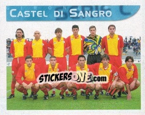 Figurina Squadra Castel di Sangro - Calcio 1998-1999 - Merlin