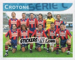Figurina Squadra Crotone - Calcio 1998-1999 - Merlin