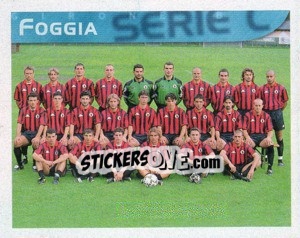 Figurina Squadra Foggia - Calcio 1998-1999 - Merlin