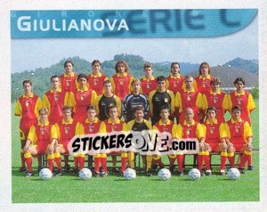 Figurina Squadra Giulianova - Calcio 1998-1999 - Merlin