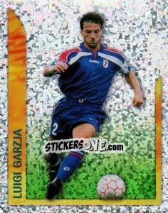 Figurina Luigi Garzja (Superstars in Azione) - Calcio 1998-1999 - Merlin
