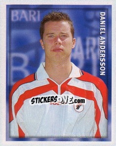Sticker Daniel Andersson - Calcio 1998-1999 - Merlin